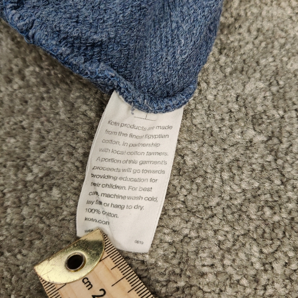 Kotn Women's Loungewear Pants Blue Size Medium Jogger Casual Comfy 100% Cotton - Picture 11 of 11